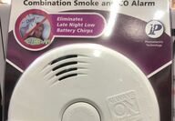 combination smoke alarm and carbon monoxide detector