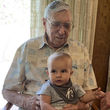 Bill Brooner with his great-granddaughter