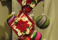 knitted and crocheted ornaments