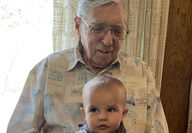 Bill Brooner with his great-granddaughter