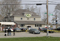scene of a deadly shooting at Somers House Tavern