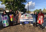 senior care advocates and Fallbrook Blanket Project members