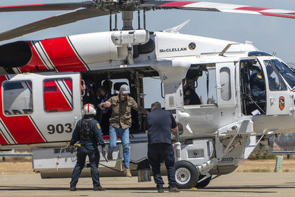 Black Hawk firefighting helicopter